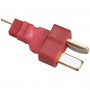 Adapter T-kontakt Hane - Micro