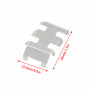 Axial SCX24 Stainless Steel Chassis Armor Skid Plate Guard Parts 3pcs/set