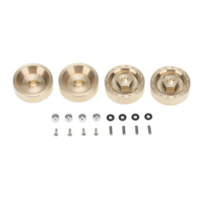 Axial SCX24 6mm Brass Wheel Counterweight 4pcs/set