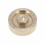 Axial SCX24 6mm Brass Wheel Counterweight 4pcs/set