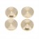 Axial SCX24 Brass Wheel Counterweight 4pcs/set