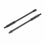 Axial SCX24 4mm Brass Wheel Counterweight with Widen Axles 4pcs/set