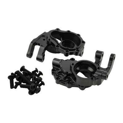 Aluminum Inner Front Portal Housing / Front Steering Knuckle Set
for (TRX-4) 2pcs/set Black