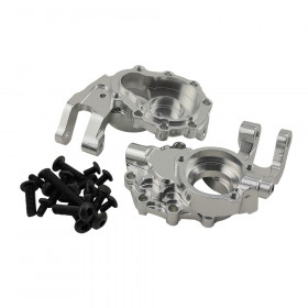 Aluminum Inner Front Portal Housing / Front Steering Knuckle Set
for (TRX-4) 2pcs/set Silver