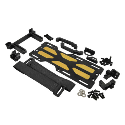 Forward Mounted Servo Battery Conversion Kit with Brass Plate - Black
for (TRX-4)
