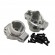 Aluminium Rear C Hub / Axle Portal Mounts For TRX-4 2pcs/set Silver