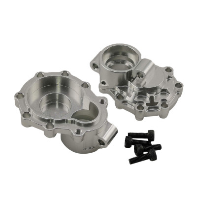 Aluminium Inner Rear Portal Housing For TRX-4 2pcs/set Silver