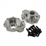 Aluminium Outer Rear/Front Portal Housing For TRX-4 2pcs/set Silver