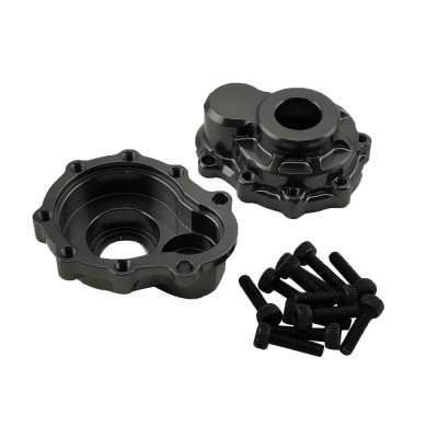 Aluminium Outer Rear/Front Portal Housing For TRX-4 2pcs/set Titanium
