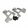 Aluminium Rear Shock Tower For TRX-4 2pcs/set Silver