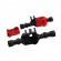 Alloy Front and Rear Axle Housing Black with Red Cover
for TRX-4
