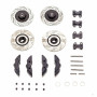TRAXXAS TRX4 1/10 Aluminum Alloy Wheel Rim Brake Disc Black