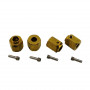 Brass Wheel Hex Adaptor Extensions
12x8mm 4pcs/set