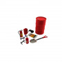 Oil Tank Extinguisher Nos Bottle Shovel Set
for 1/10 RC Crawler Red
