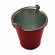 Metal Bucket - Red Big H40x42x38mm 1pcs/set