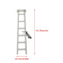 Plastic Ladder - Silver Length 100mm 1pcs/set