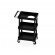 Aluminum RC Tool Rack 3 Shelves Small Size 61*38*82MM Black