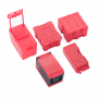 1/10 RC Decorative 5pcs set Tool Case Scale Accessories 5pcs/set (5 different size / set) Red