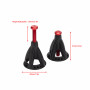 6 TON  Zinc Alloy Scale Adjustable Height Jack Stand 4pcs/set 60MM-112MM Black