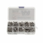 Stainless Steel Screw Set Box
for SCX10III total 430pcs
Hex Socket Head Cap:10pcs M2*6, 10pcs M2*8, 10pcs M2*14, 10pcs M2.5*18
