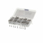 Stainless Steel Screw Set Box
for SCX10III total 430pcs
Hex Socket Head Cap:10pcs M2*6, 10pcs M2*8, 10pcs M2*14, 10pcs M2.5*18