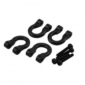 Aluminum Alloy Tow Shackle
for 1/10 Crawler 4pcs/set Black