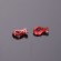 High End Metal Trailer Hook for RC Rock Crawler 2pcs/set Red