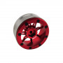 1.9" Aluminum Beadlock Crawler Wheels 4pcs - Spider 4pcs/set RED