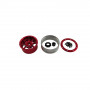 1.9" Aluminum Beadlock Crawler Wheels 4pcs - Strong 4pcs/set RED