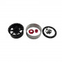 1.9" Aluminum Beadlock Crawler Wheels 4pcs - Strong 4pcs/set BLACK