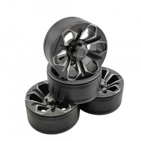 1.9" Aluminum Beadlock Crawler Wheels 4pcs - Petals 4pcs/set TITANIUM