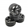 1.9" Aluminum Beadlock Crawler Wheels 4pcs - Petals 4pcs/set TITANIUM