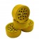 1.9" Aluminum Beadlock Crawler Wheels 4pcs - Olde Angle 4pcs/set YELLOW