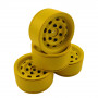 1.9" Aluminum Beadlock Crawler Wheels 4pcs - Olde Round 4pcs/set YELLOW