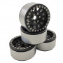 1.9" Aluminum Beadlock Crawler Wheels 4pcs - M105 Black 4pcs/set BLACK