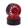 1.9" Aluminum Beadlock Crawler Wheels 4pcs -Flower Red Color
4pcs/set