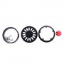 1.9" Aluminum Beadlock Crawler Wheels 4pcs -Flower Black Color
4pcs/set