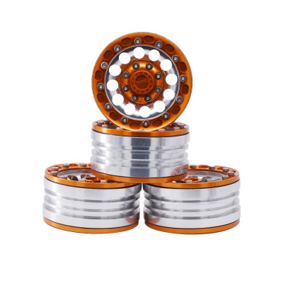 1.9" Aluminum Beadlock Crawler Wheels 4pcs -Bright Orange
4pcs/set