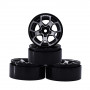 2.0" Aluminum Beadlock Crawler Wheels 4pcs -Sliver Black
4pcs/set
