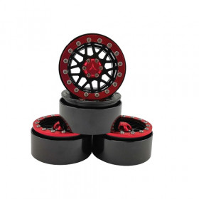 1.9" Aluminum Beadlock Crawler Wheels 4pcs - Red Star

4pcs/set