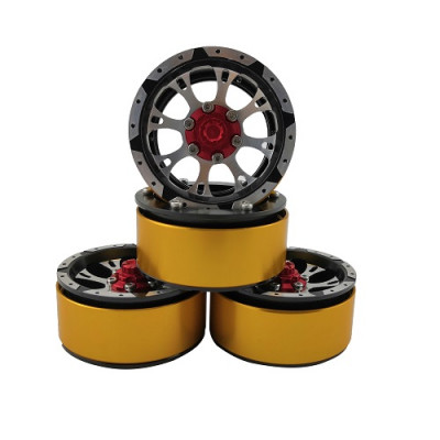 1.9" Aluminum Beadlock Crawler Wheels 4pcs - Gun

4pcs/set