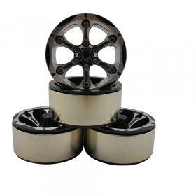 1.9" Aluminum Beadlock Crawler Wheels 4pcs - Cool B
DTCW19002B: Silver
4pcs/set