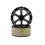 1.9" Aluminum Beadlock Crawler Wheels 4pcs - Cool C 4pcs/set BLACK