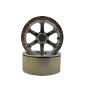1.9" Aluminum Beadlock Crawler Wheels 4pcs - Cool D 4pcs/set BLACK