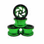 2.2'' Aluminum Beadlock Crawler Wheels 4pcs - Shadow 4pcs/set GREEN