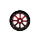 2.2'' Aluminum Beadlock Crawler Wheels 4pcs - Flower 4pcs/set RED