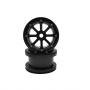 2.2'' Aluminum Beadlock Crawler Wheels 4pcs - Flower 4pcs/set BLACK