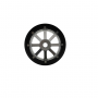 2.2'' Aluminum Beadlock Crawler Wheels 4pcs - Flower 4pcs/set SILVER