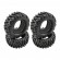 Crawler Tires with Foams for 1.9" Wheels A
95x38mm
4pcs/set
