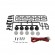LED Roof Light Bar Set 5 Spotlight for 1/10 RC Crawlers - Black
115.5x15x29mm